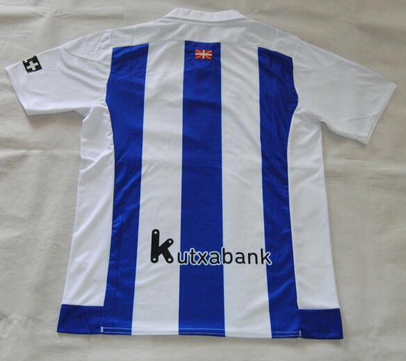 Real Sociedad 2015-16 Home Soccer Jersey - Click Image to Close
